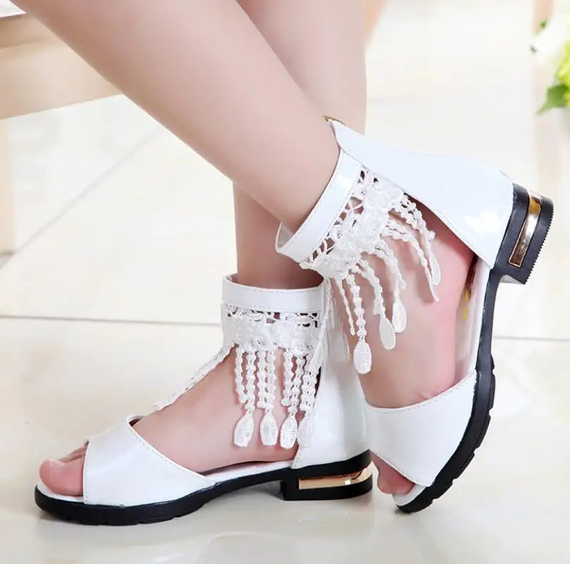 Kids Bow Sandals for Girls Summer 2021 Fashion