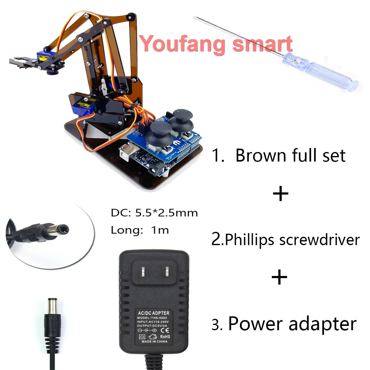 Robotic Arm Plank 4 DOF Robot Manipulator Claw