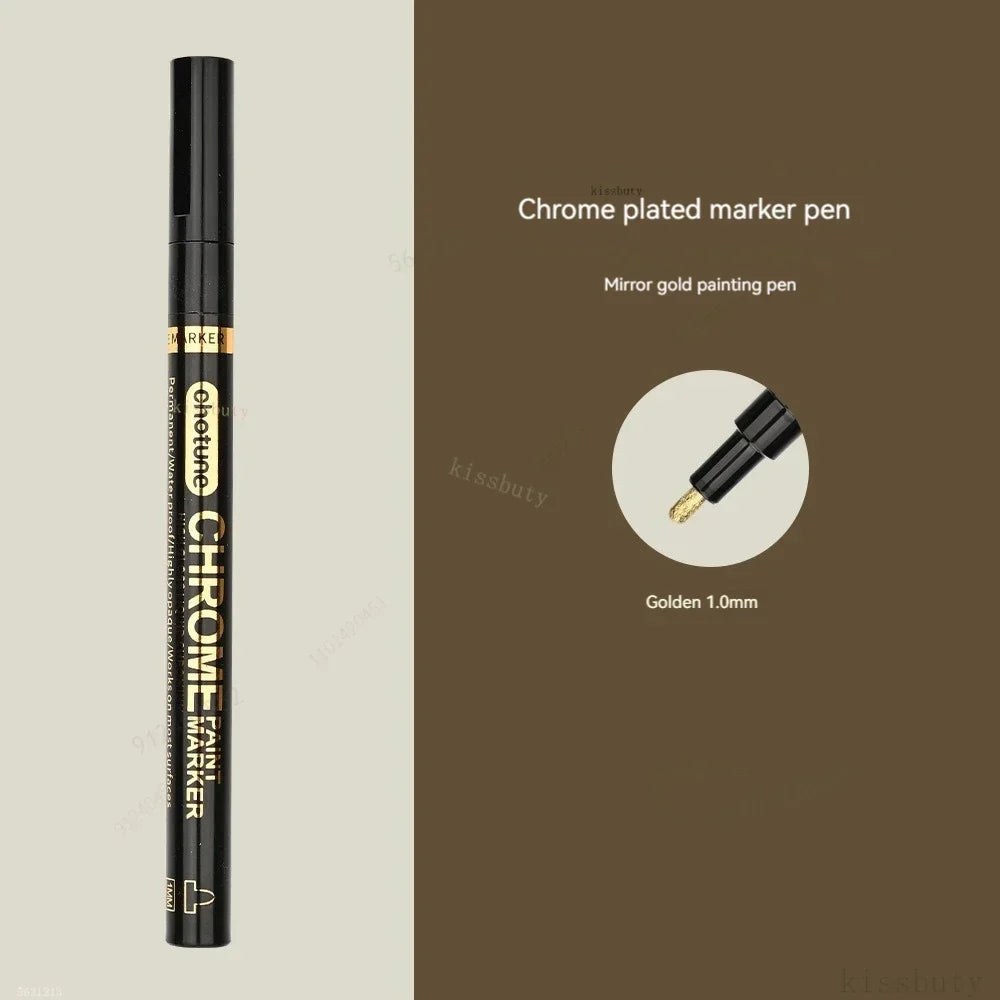 1/3pcs Mirror Marker Pen DIY Reflective Paint Pens