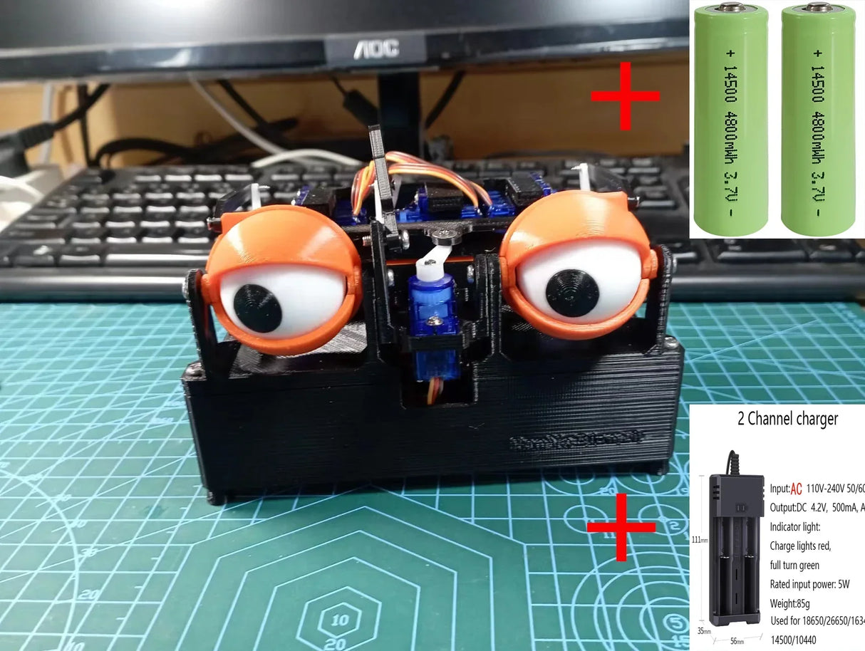 SG90 One-eyed/Binocular Robotic Bionic Eye for Arduino Robot