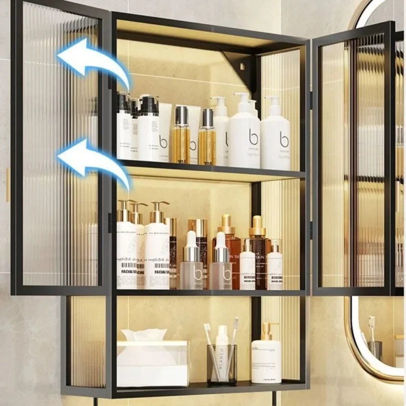 Wall Toilet Bathroom Cabinet Kitchen Organizer Closet Partitions