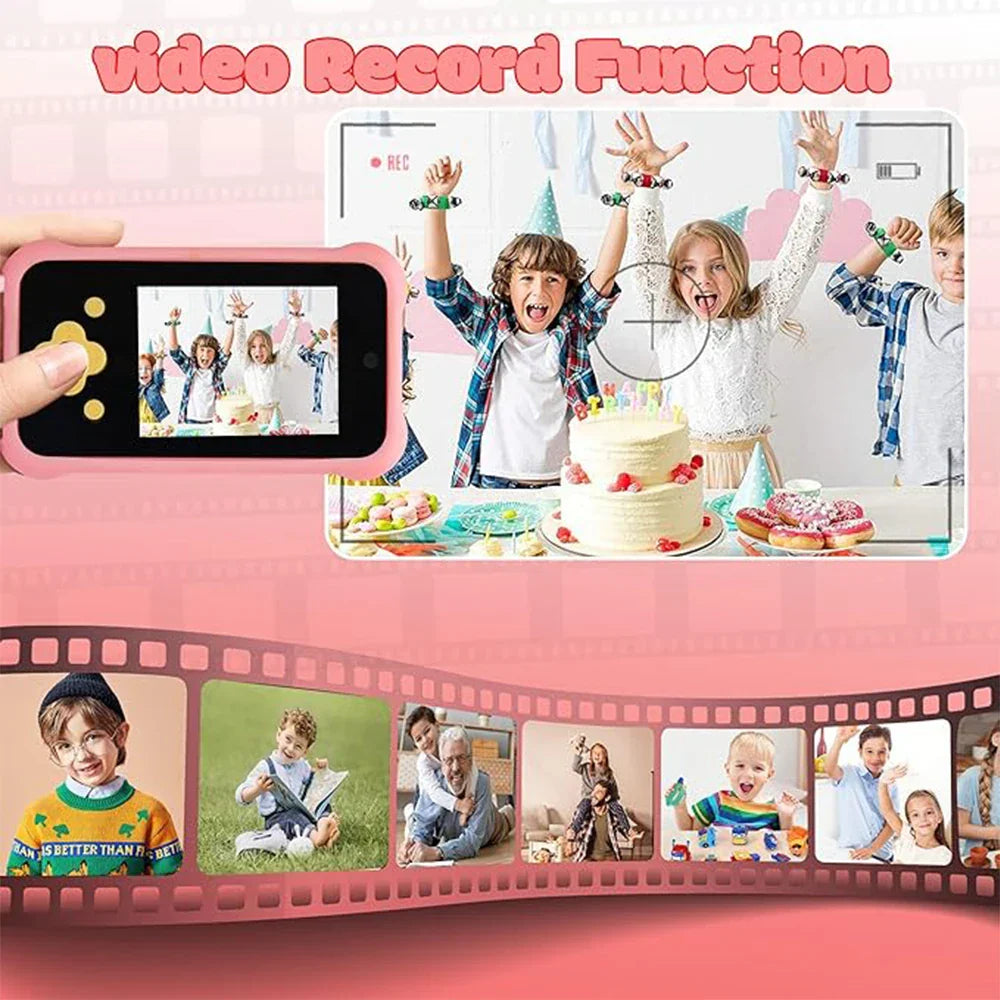 Kids Smart Phone 1080P Digital Dual Lens Selfie