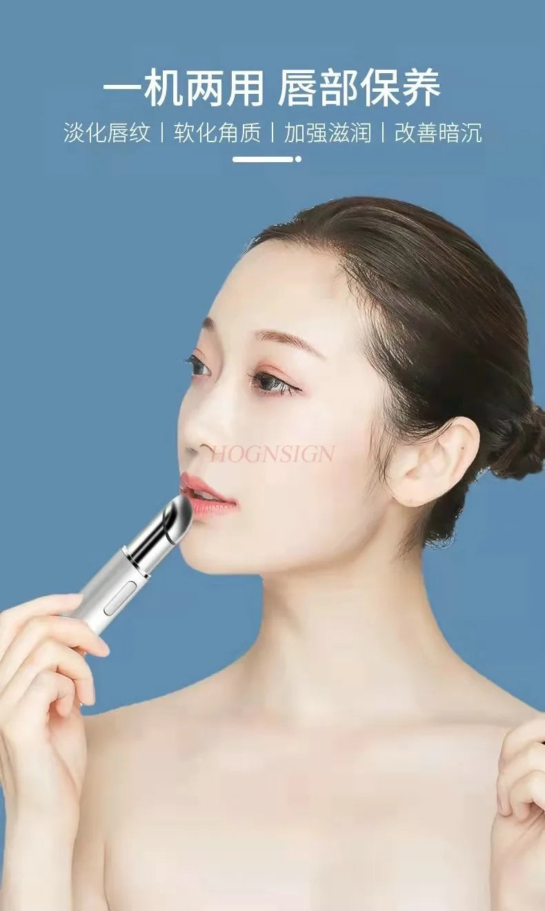 Eye beauty instrument, heating eye massage instrument, light