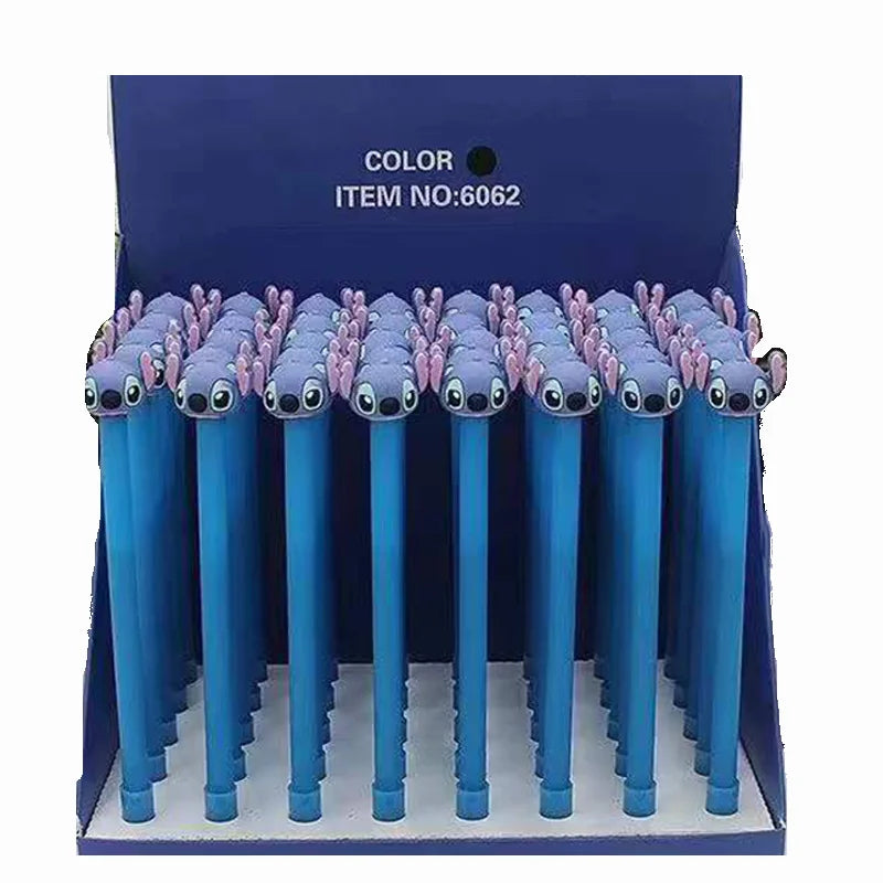 Disney 48 Pcs/lot Cartoon Stitch Gel Pen Cute