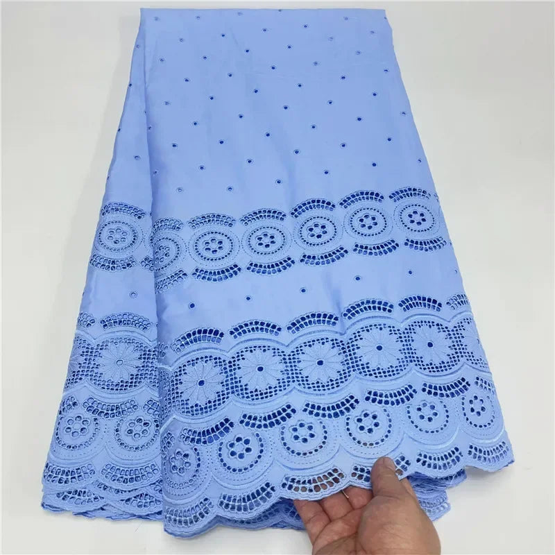 High Quality Swiss Voile Lace In Switzerland 100%