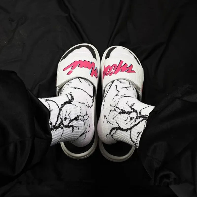 Unisex Men Women's Socks Korean Harajuku Vintage Streetwear