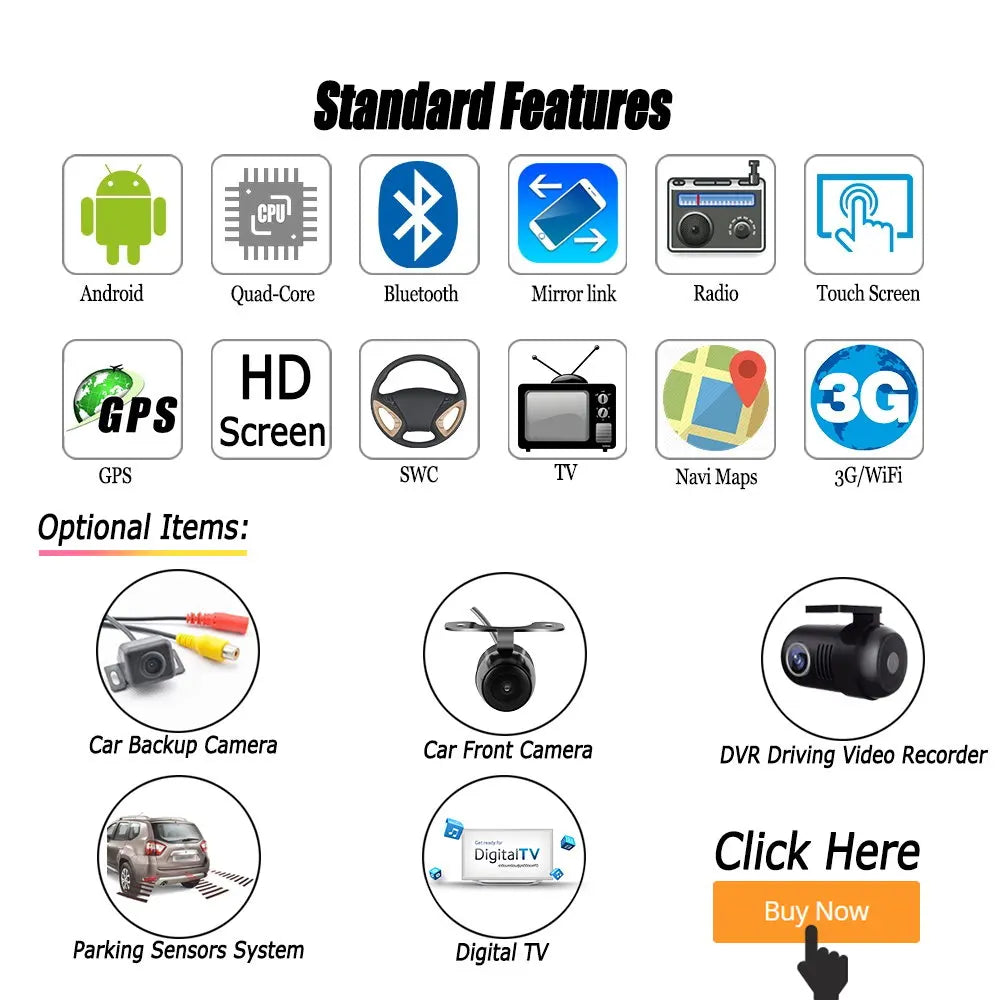 2DIN Android Multimedia Player for Honda Civic 2006-2012