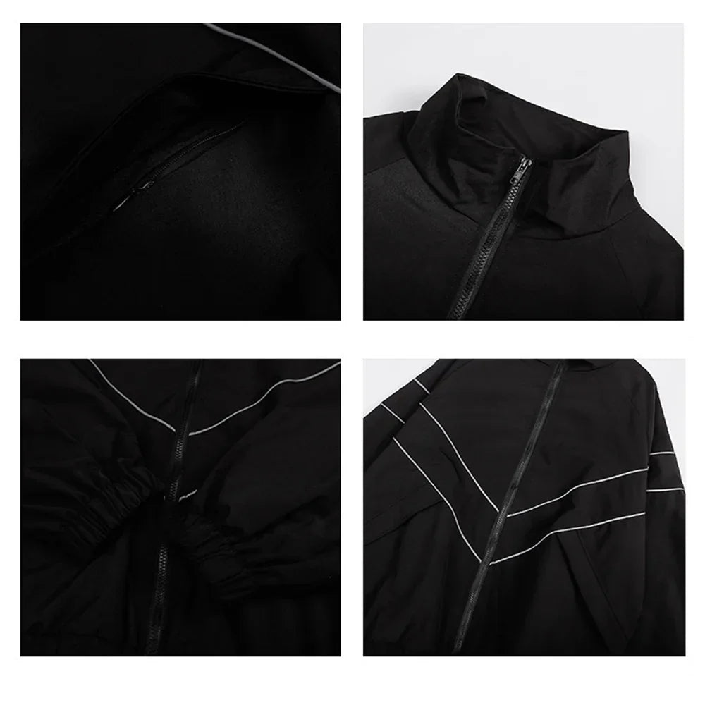Men Jackets Streetwear Oversized Outdoor Jacket Male Autumn