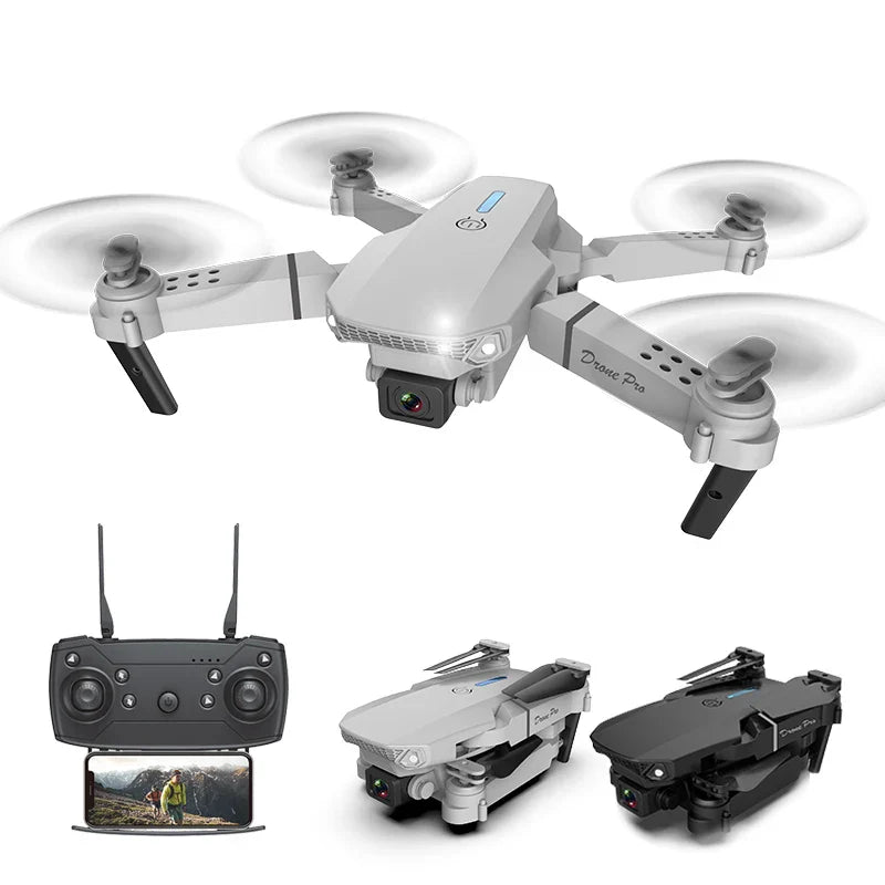 E88 Pro Drone Camera Hd 4k Professional Rc