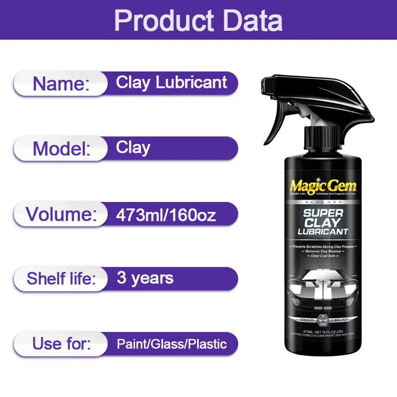 473ml Car Cleaning Spray Clay Lubricant Coating Paint