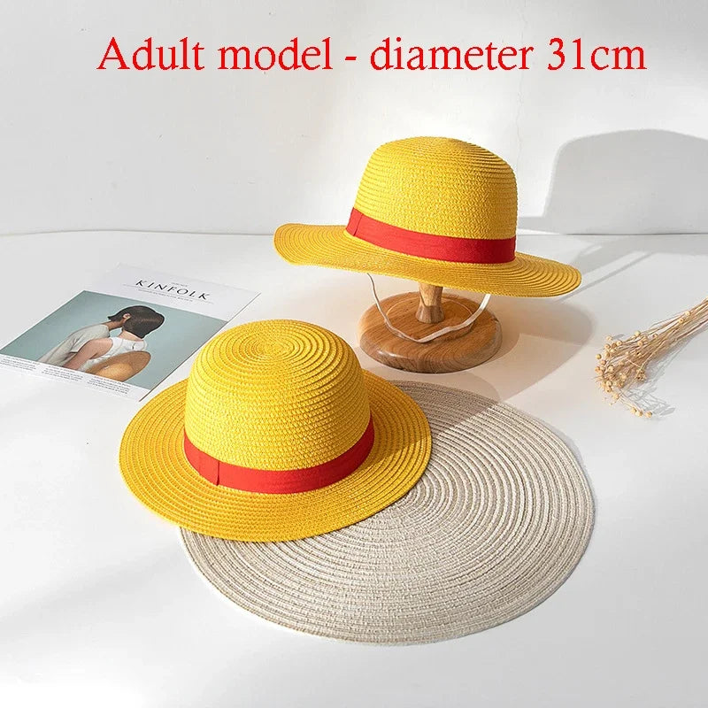 Luffy Straw Hat Anime Cartoon Cosplay Caps Accessories
