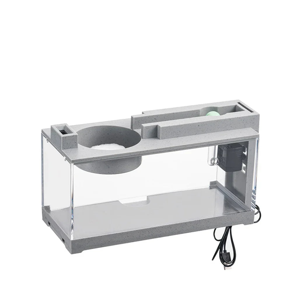 Creative Small Aquarium Fish Tank Kit Built-in Oxygen