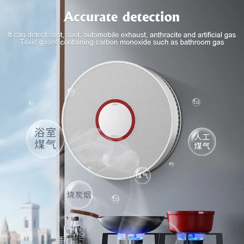 High Sensitive Composite Carbon Monoxide Detector Independent Use