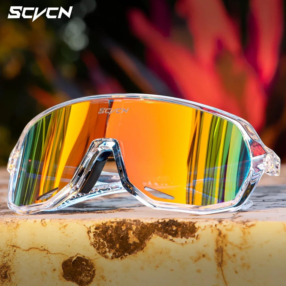 SCVCN-Sunglasses for Men Sport Cycling Glasses Bike Mountain