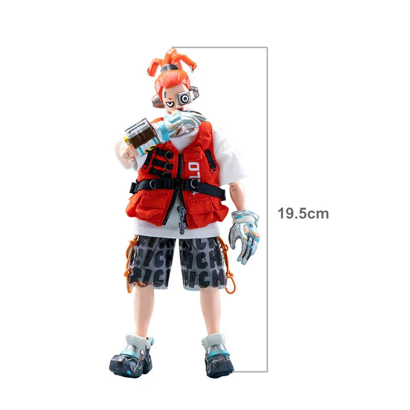 21cm Anime Warrior Doll Action Figurine Model Toys