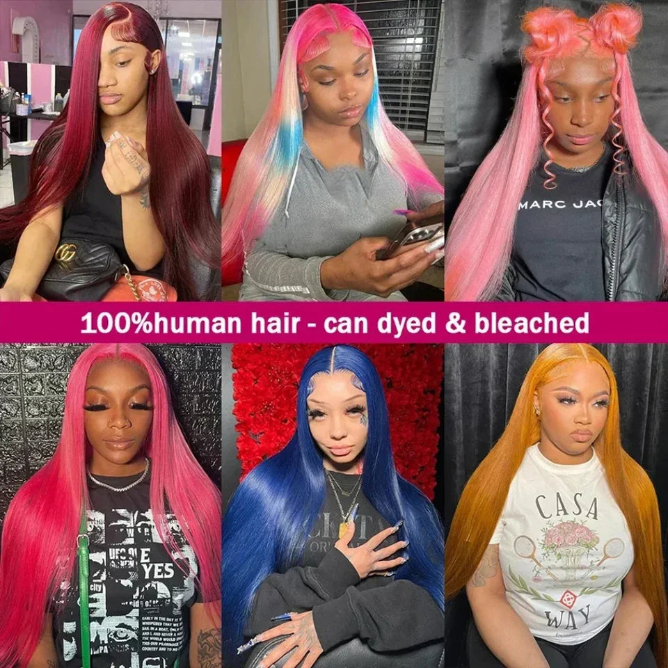 Bone Straight 13x4HD Lace Frontal Human Hair Wig