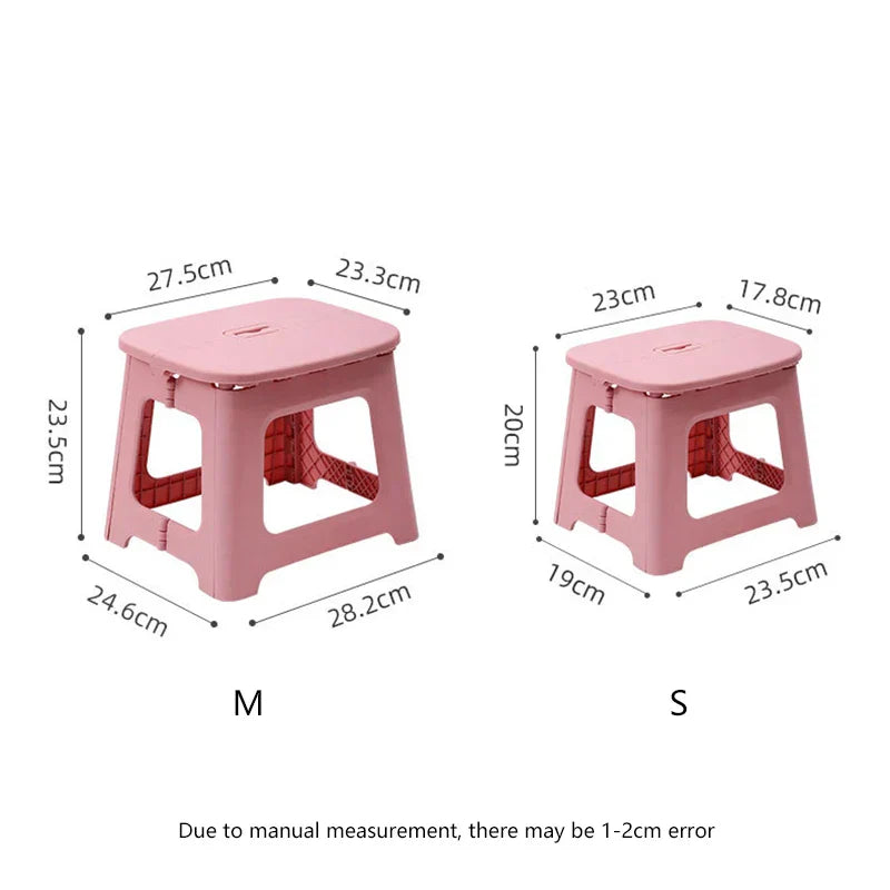 Japanese-style Portable Household Folding Stool Kids Child Plastic