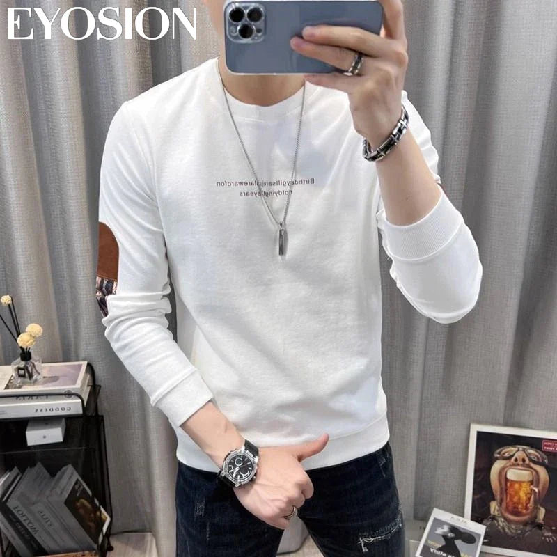Autumn Men's Hoodies Long Sleeve Sweatshirt New Cotton