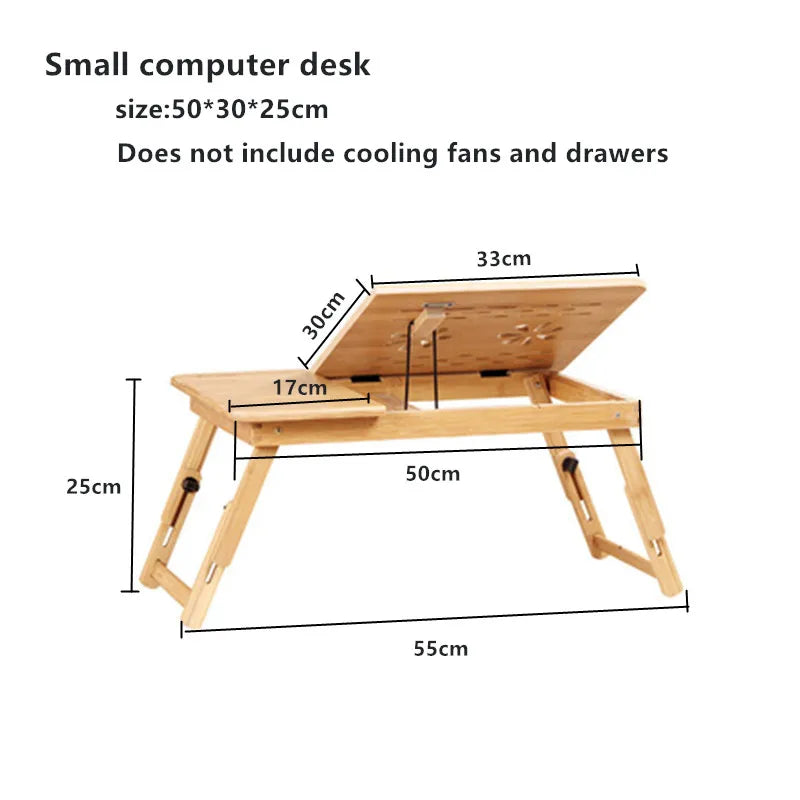 Cooling Fan Laptop desk Portable Adjustable Foldable Computer
