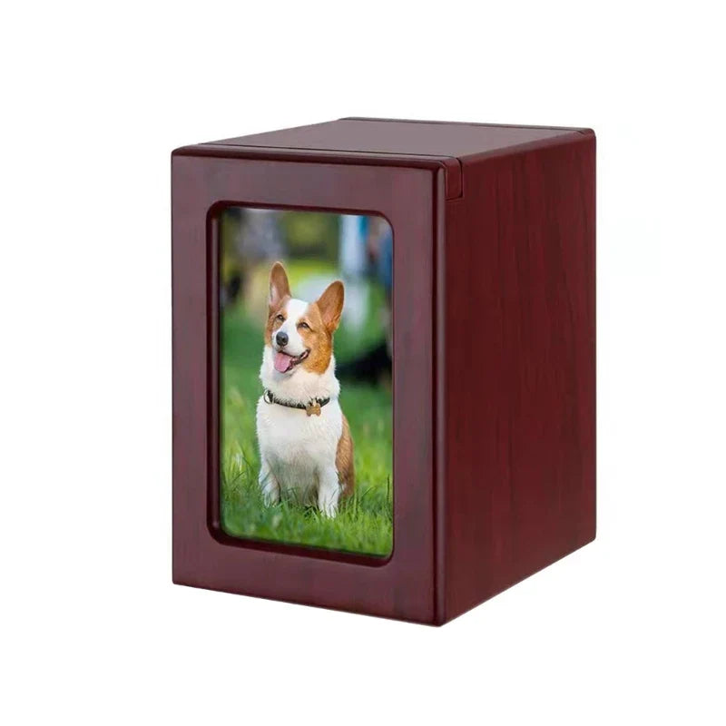 Cremation Urn Pet Cinerary Casket Happiness Memorial Box