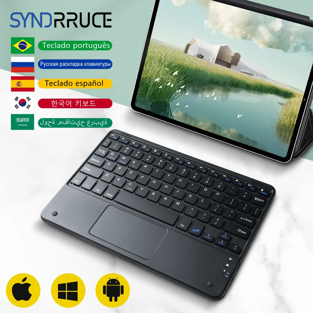 Touchpad Wireless Keyboard and Mouse Combo For iPad