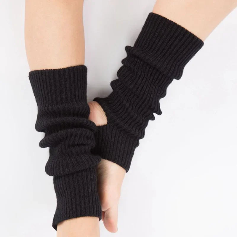 Children Adult Latin Dance Leg Cover Knitted Sports