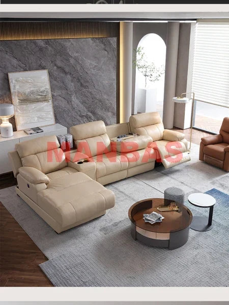 Tech Smart Electric Reclining Sofa Set Functional Genuine