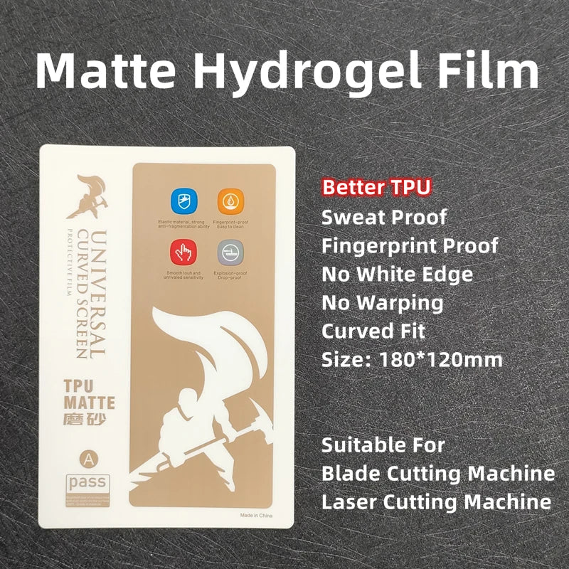 50pcs HD Hydrogel Film LCD Screen Protector For