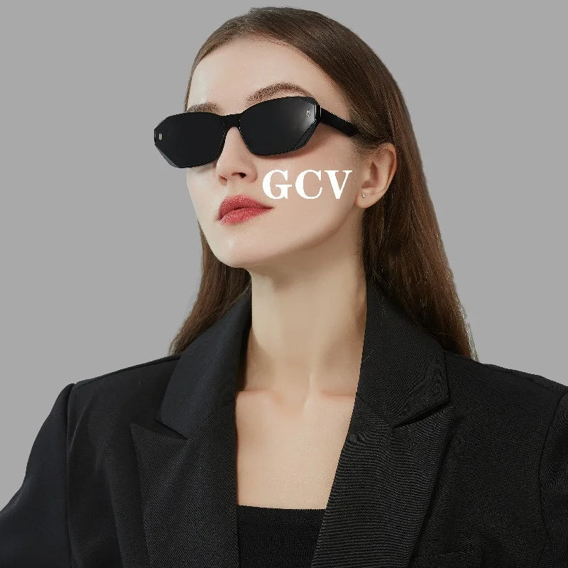 GCV Brand Acetate Cat Eye Polarized Sunglasses Women