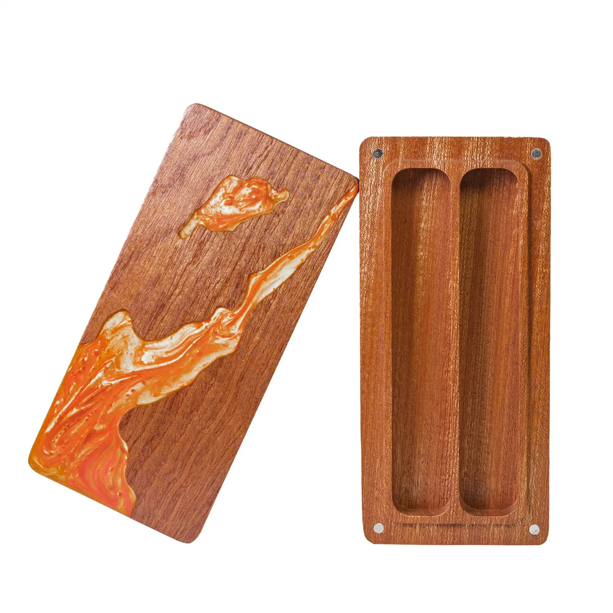 Wooden Dice Storage Box, Rectangle Dice Case, High