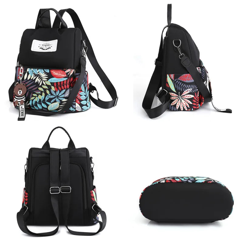 Solid Color Design 2023 New Women's Backpack Luxury