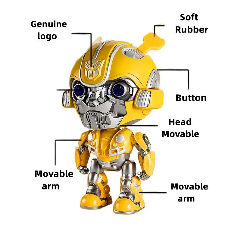 Transformation Robot toy 10cm acousto-optic bumblebee Optimus Prime