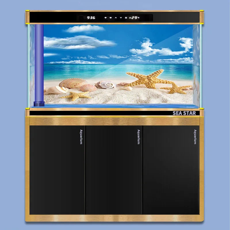Aquarium Background Decoration Sticker Fish Tank Landscape Sticker