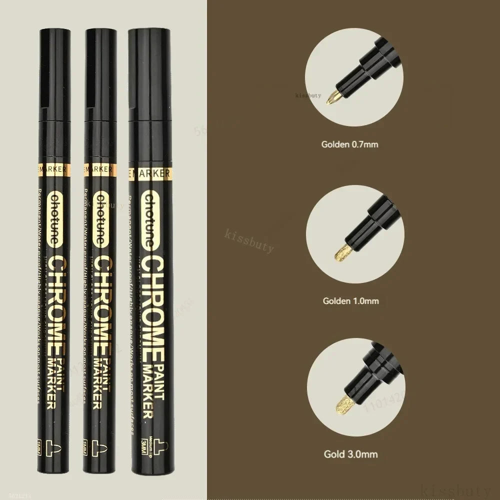 1/3pcs Mirror Marker Pen DIY Reflective Paint Pens