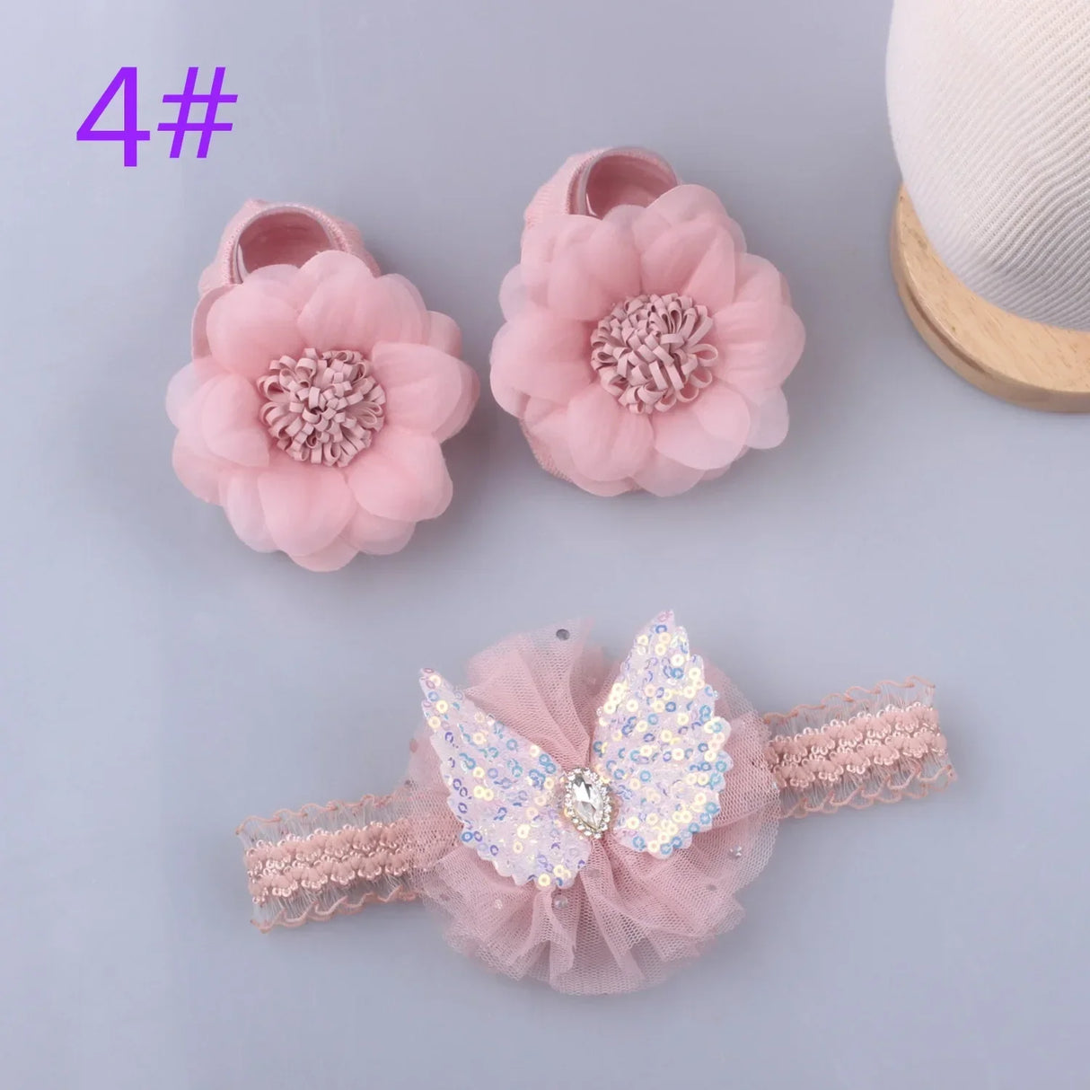 1 Set Cute Gift Bow Flowers Baby Girls