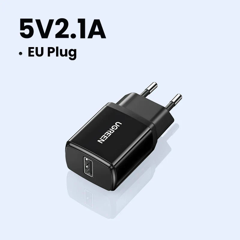 UGREEN USB Charger 5V2.1A Mini Wall Charger EU