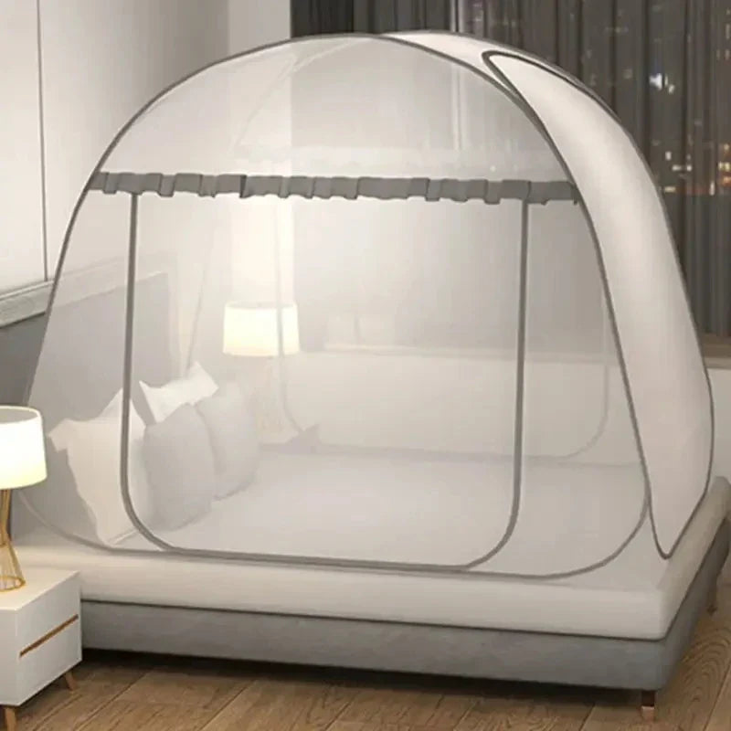 Simple Yurt Mosquito Net Portable Camping Tent Single