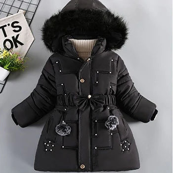 Big Size Winter Girls Jackets Keep Warm Thicken