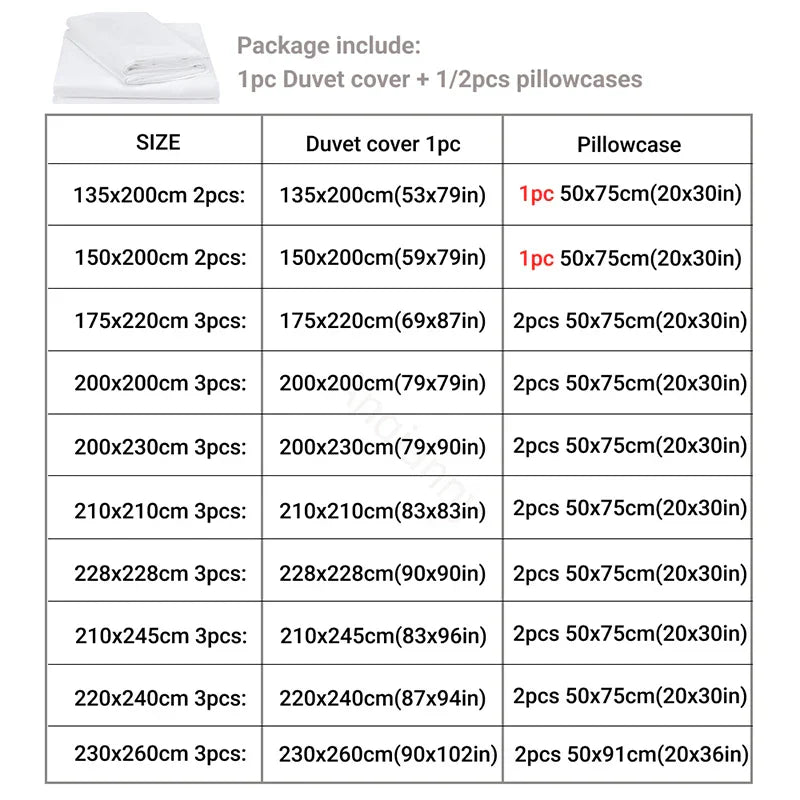 Couple Black Duvet Cover with Pillow Case Luxury