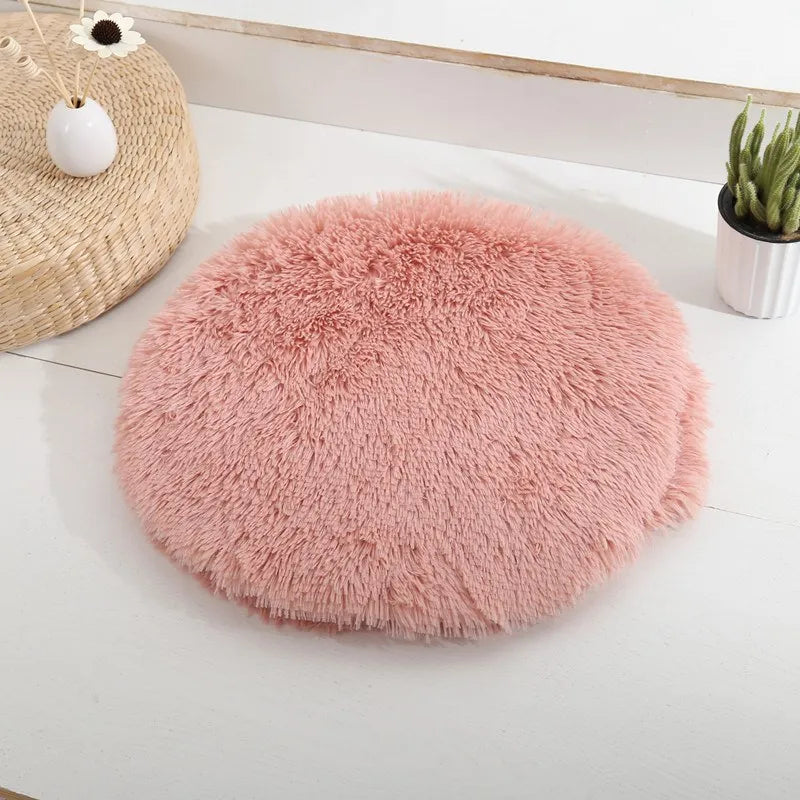 Round Cat Bed Mat Pet Sleeping Bed For