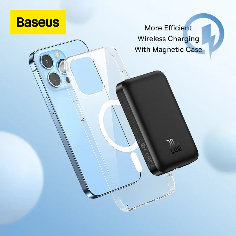 Baseus 6000mAh Power Bank Magnetic Wireless Charger 10000mAh
