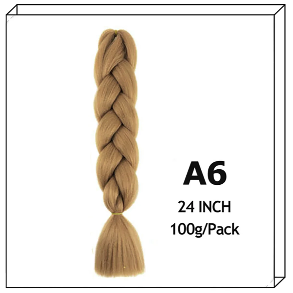24Inch Synthetic Long Jumbo Ombre Braiding Hair For