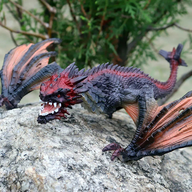 simulation dragon figurines model Savage Flying Magic Dragon