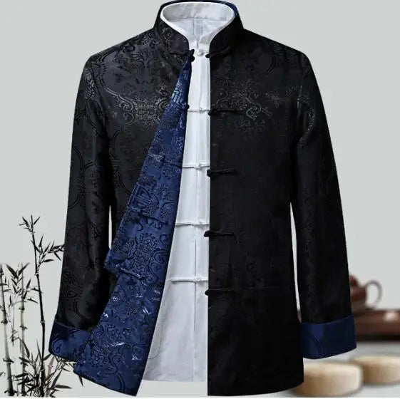 Men Chinese Dragon Shirt Kung Fu Coats China