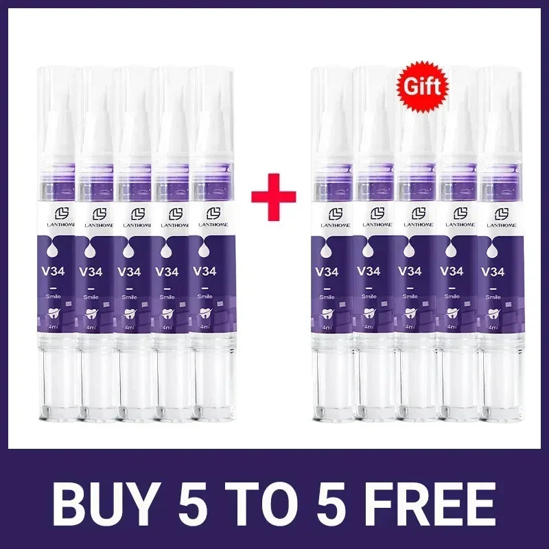 V34 Teeth Whtening Toothpaste Pen Tooth Gel Brighten