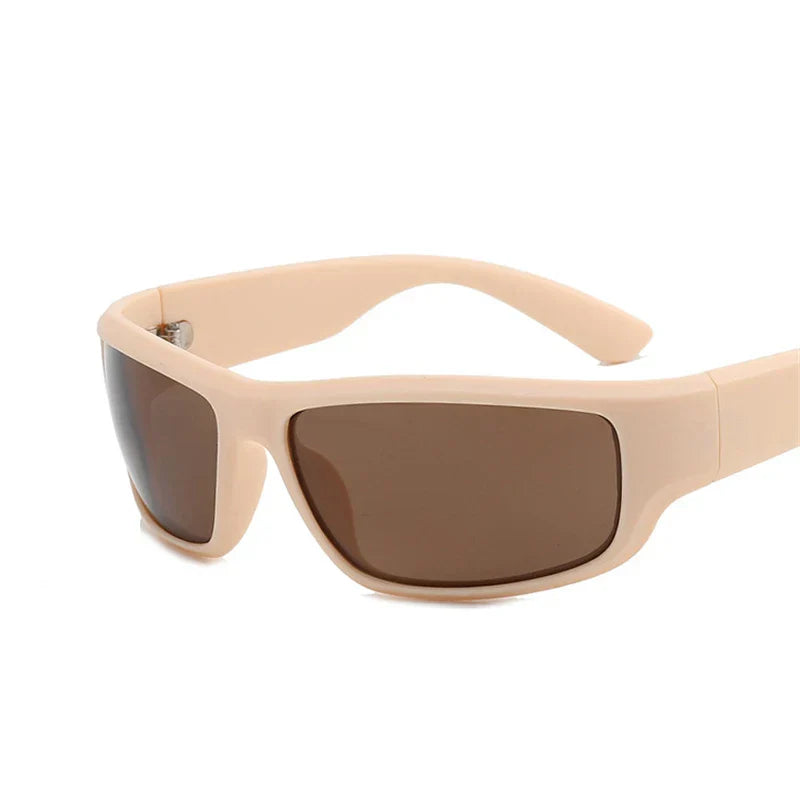 New Green Sport Sunglasses Men Women Retro Punk