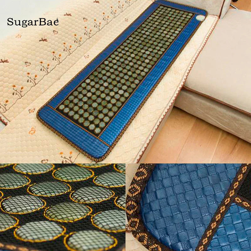 Germanium Stone Mattress Jade Heated Magnetic Therapy Tourmaline