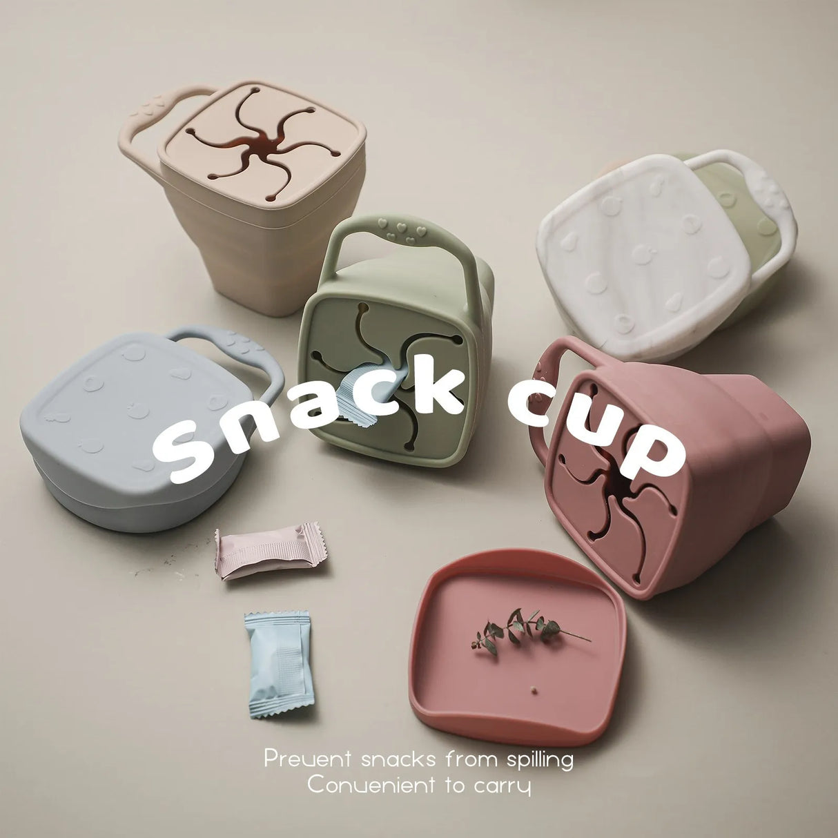 BPA Free Baby Silicone Plate Snack Cup Set