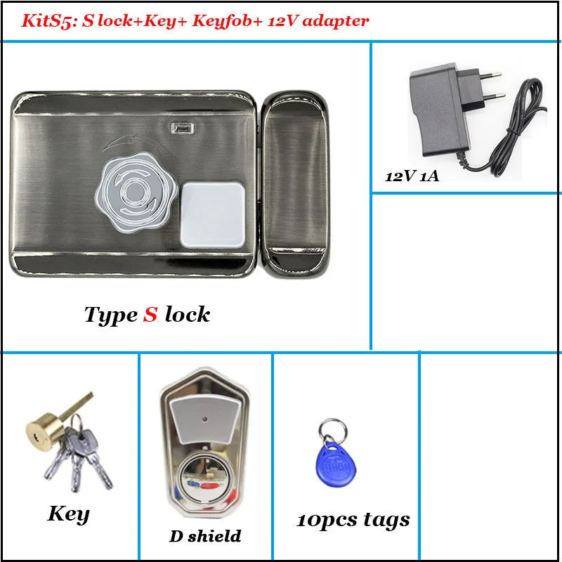 Intelligent Door Lock Video Intercom Compatible Electric Lock