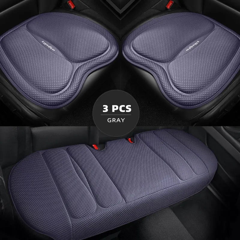 Universal Car Seat Covers Front Back Blue Cushion
